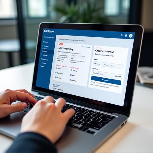 Screenshot of the official e-vignette online purchase portal on a laptop